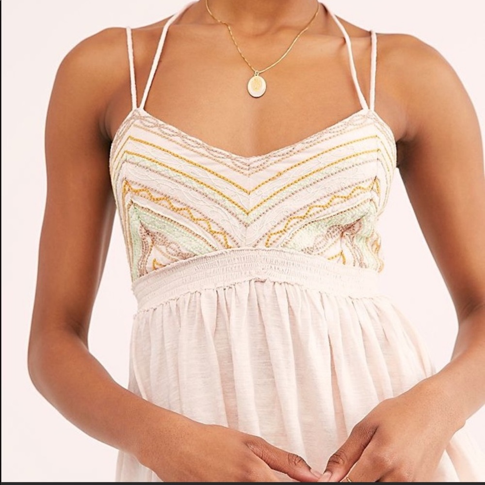 NWT Free People Well Traveled Halter
